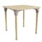 Flash Furniture 24 in W, 24 in L, 23 in H, Beechwood, Birch Plywood, Steel, Beech MK-ME088023-GG - alternate 1